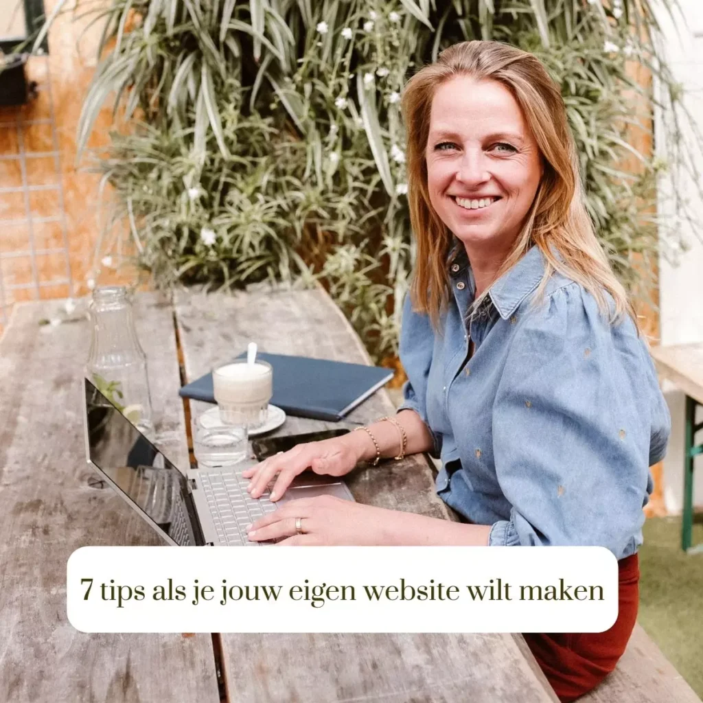 tips als je jouw eigen website wilt maken